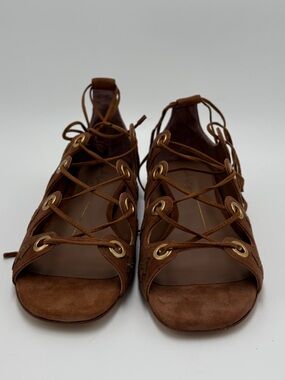 Lola Cruz  Women's Tan Leather Sandals